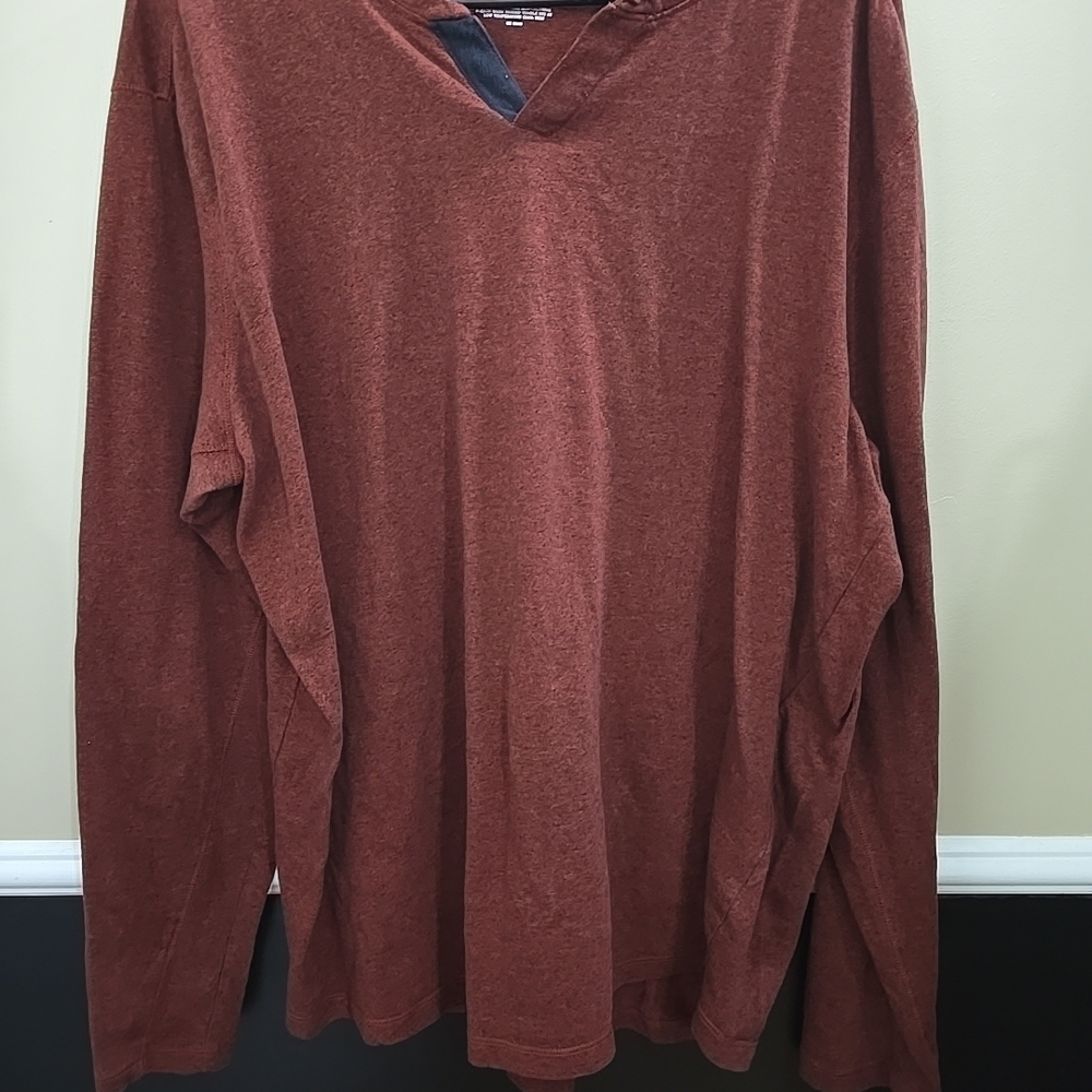 Daniel‎ Cremieux Premium Denim Pullover Long Sleeve Shurt Xl Mens